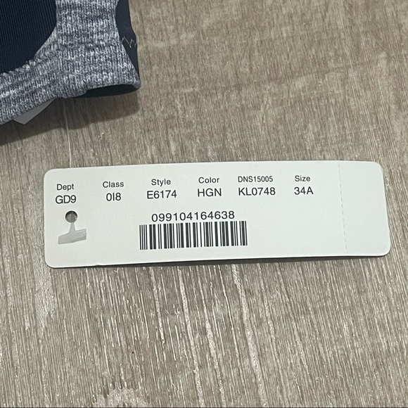 J Crew bikini top 34A polka dot black gray NWT - Picture 9 of 11